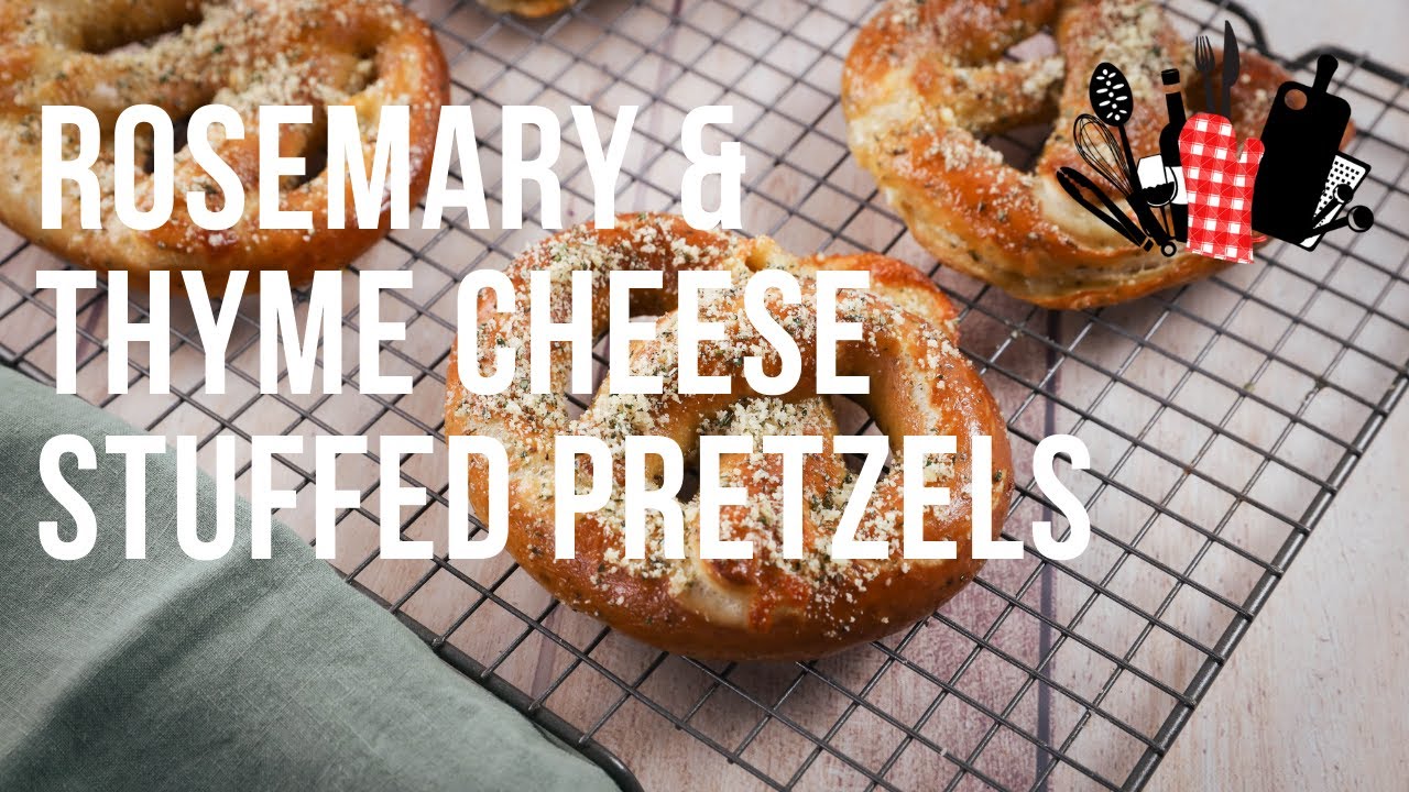 Rosemary & Thyme Cheese Stuffed Pretzels | Everyday Gourmet S11 Ep16