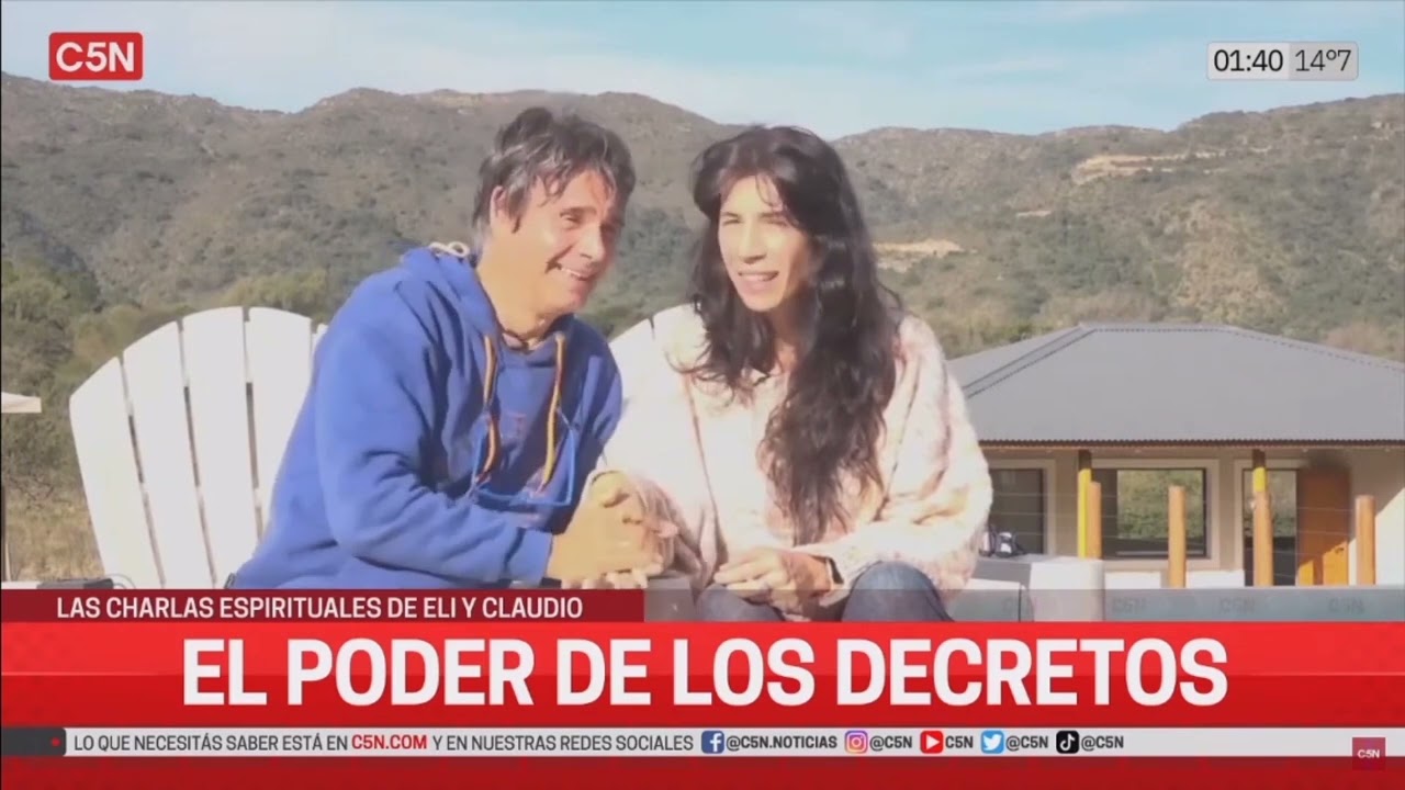 Claudio junto a Eli prema