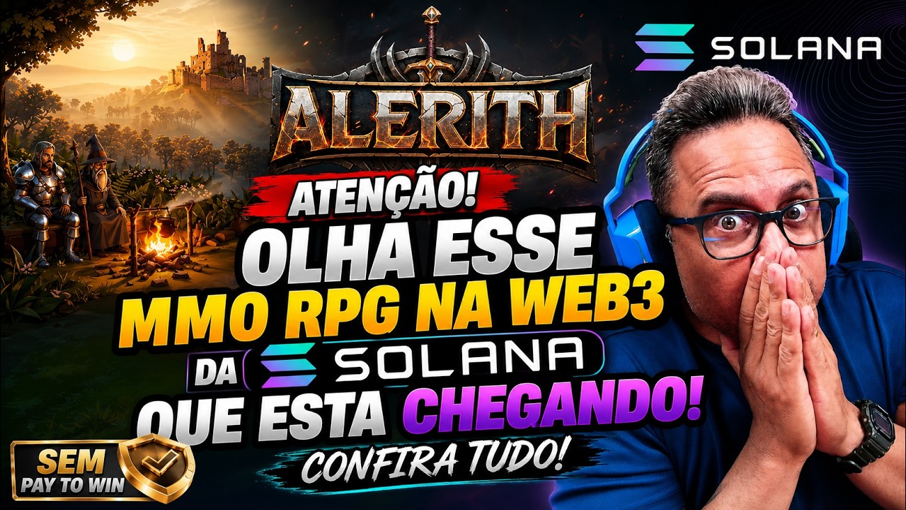ESTA INCR&Iacute;VEL! NOVO MMO RPG SEM PAY TO WIN! CHEGANDO NA BLOCKCHAIN DA SOLANA ! VAGAS PARA TESTAR !