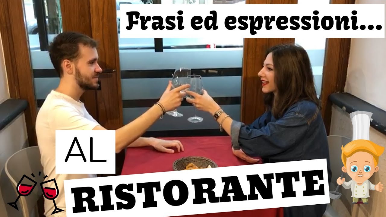 Dialogo al ristorante (parole ed espressioni) - Italian Restaurant Dialogue