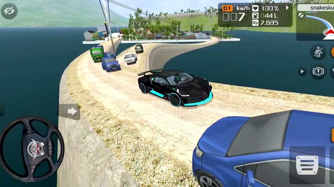 Shortest BUSSID Gameplay Ever ⚡ | Ultra Fast Speed, Big Crash & Stuck on Cliff 🏔️🔥