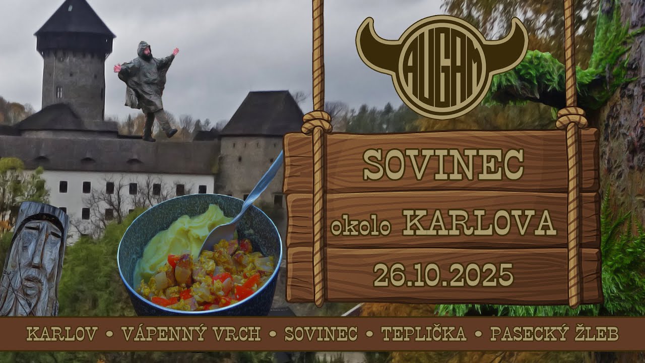 SOVINEC &bull; okolo KARLOVA (26.10.2025) &bull; Sovinec, pastviny, lesy a potůček na kraji N&iacute;zk&eacute;ho Jesen&iacute;ku &bull;