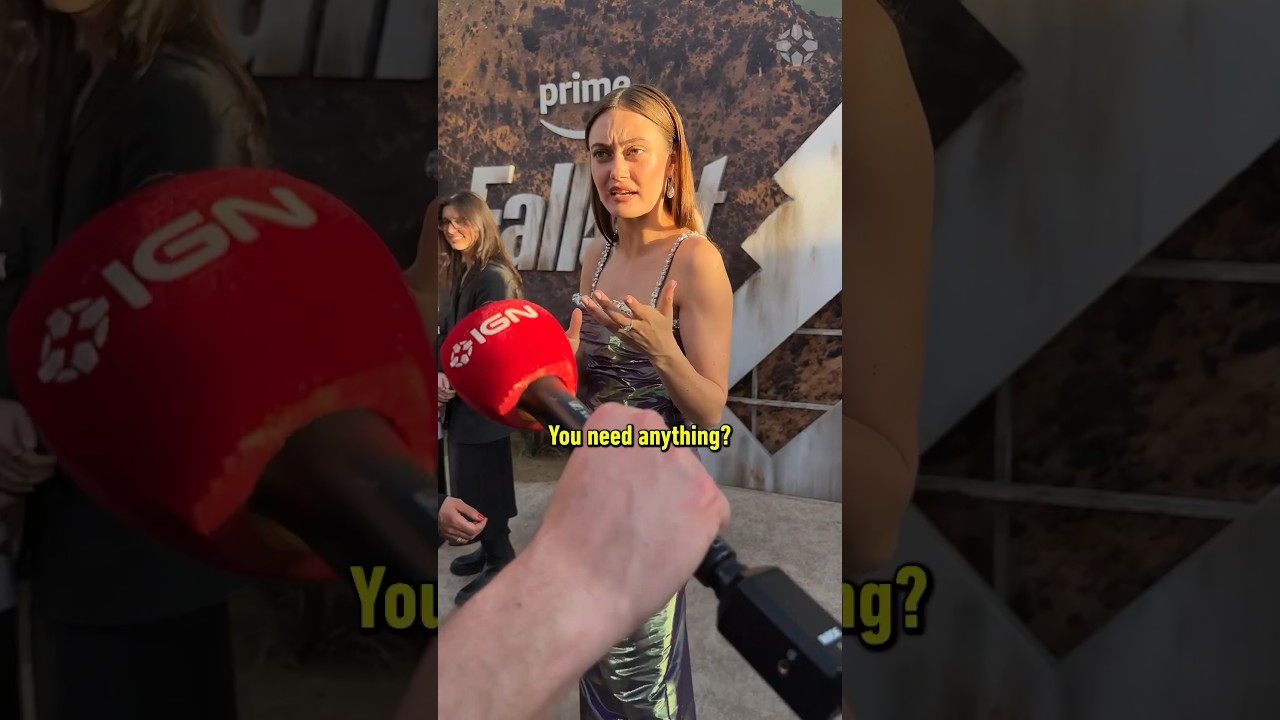 Ella Purnell tries to be helpful #fallout