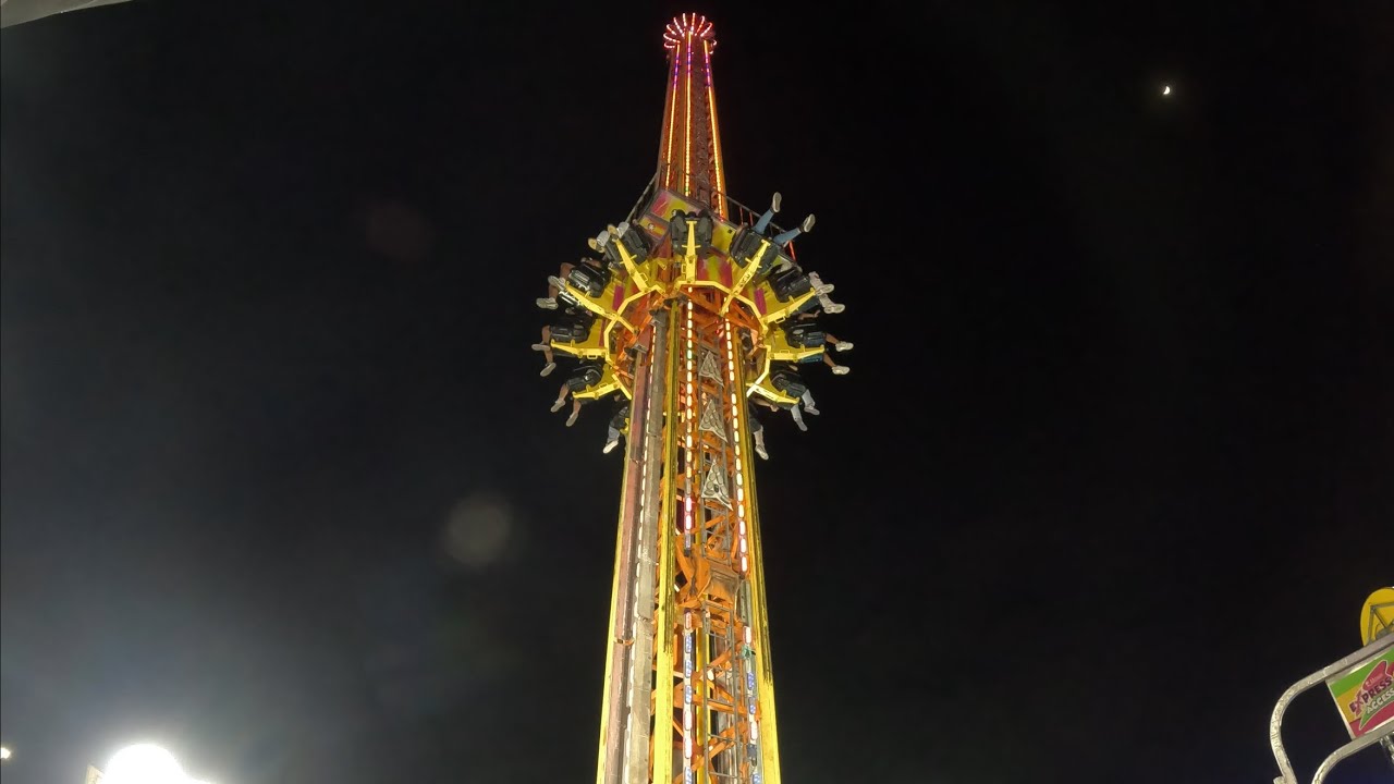 Mega Drop - On-Ride POV 4K 60FPS - Miami Dade County Youth Fair