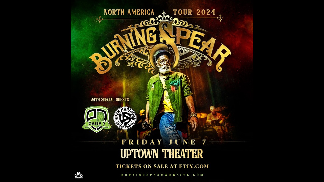 Burning Spear @ Uptown Theater, KC, MO 6.7.24