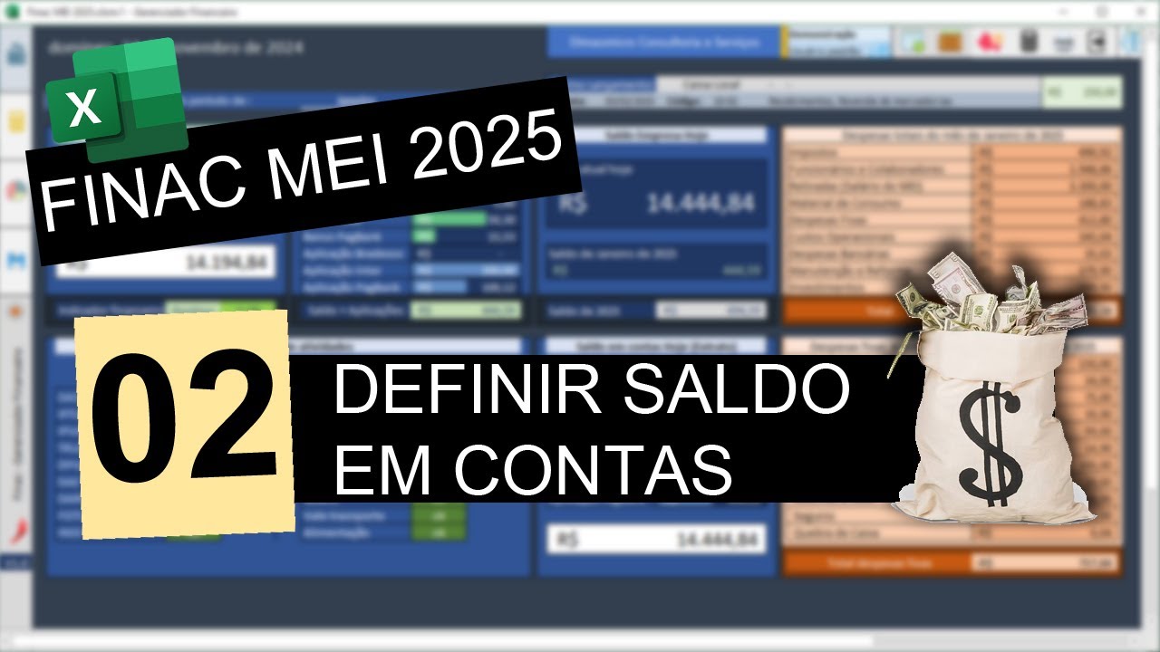 02 - Finac 2025 - Definir saldo em contas.