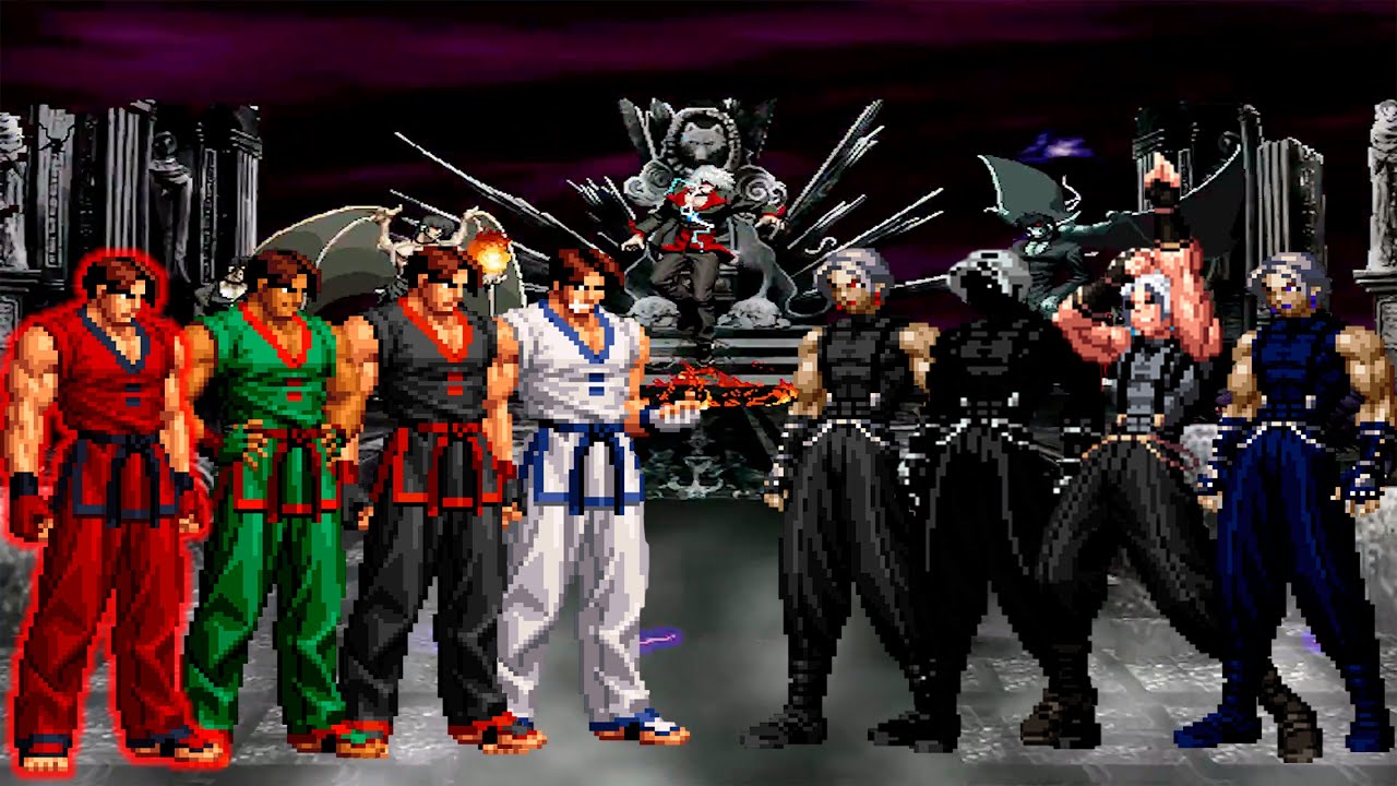 [KOF Mugen] Kim Kaphwan Team vs Adel Bernstein Team