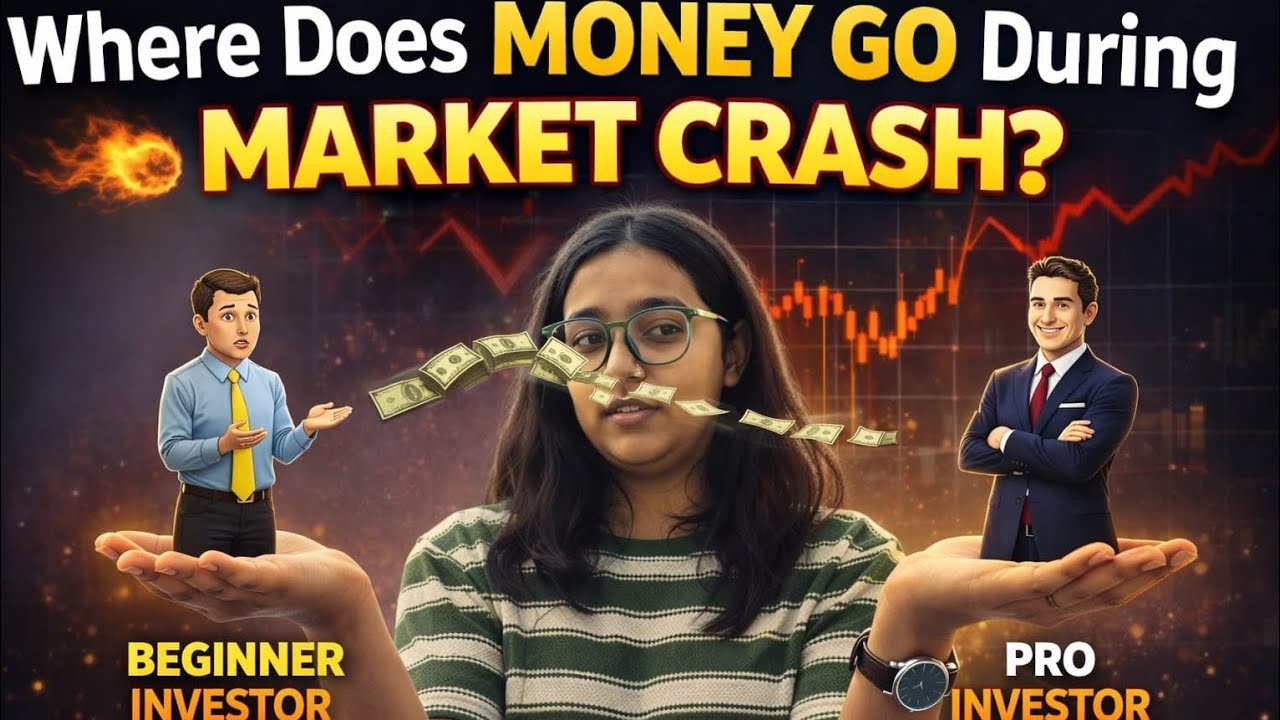 Where Does Money Go During Market Crash? | Stock Market Explained #nifty50 #banknifty 