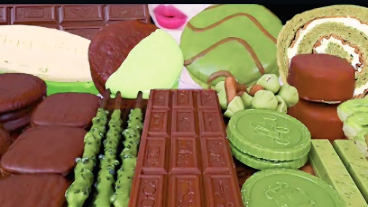 ASMR MUKBANG | MATCHA CHOCOLATE PARTY *HARRY POTTER CHOCOLATE, ICE CREAM, CAKE TICO | EATING SOUNDS 