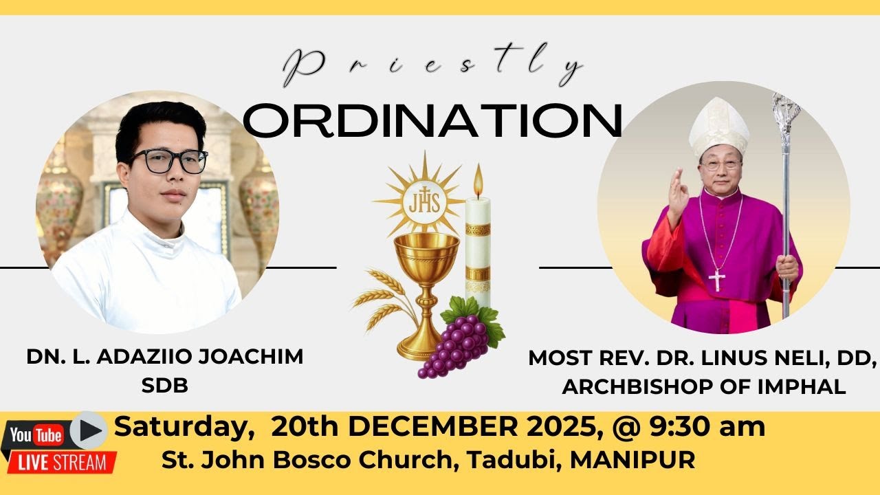 Priestly Ordination of Dn. Adaziio Joachim, SDB, IND.