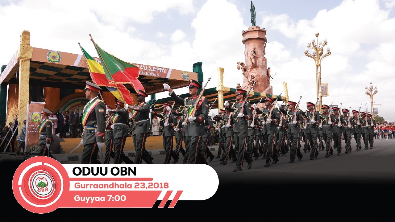 Oduu Guyyaa Sa'aatii 7:00 || OBN Gurraandhala 23,2018