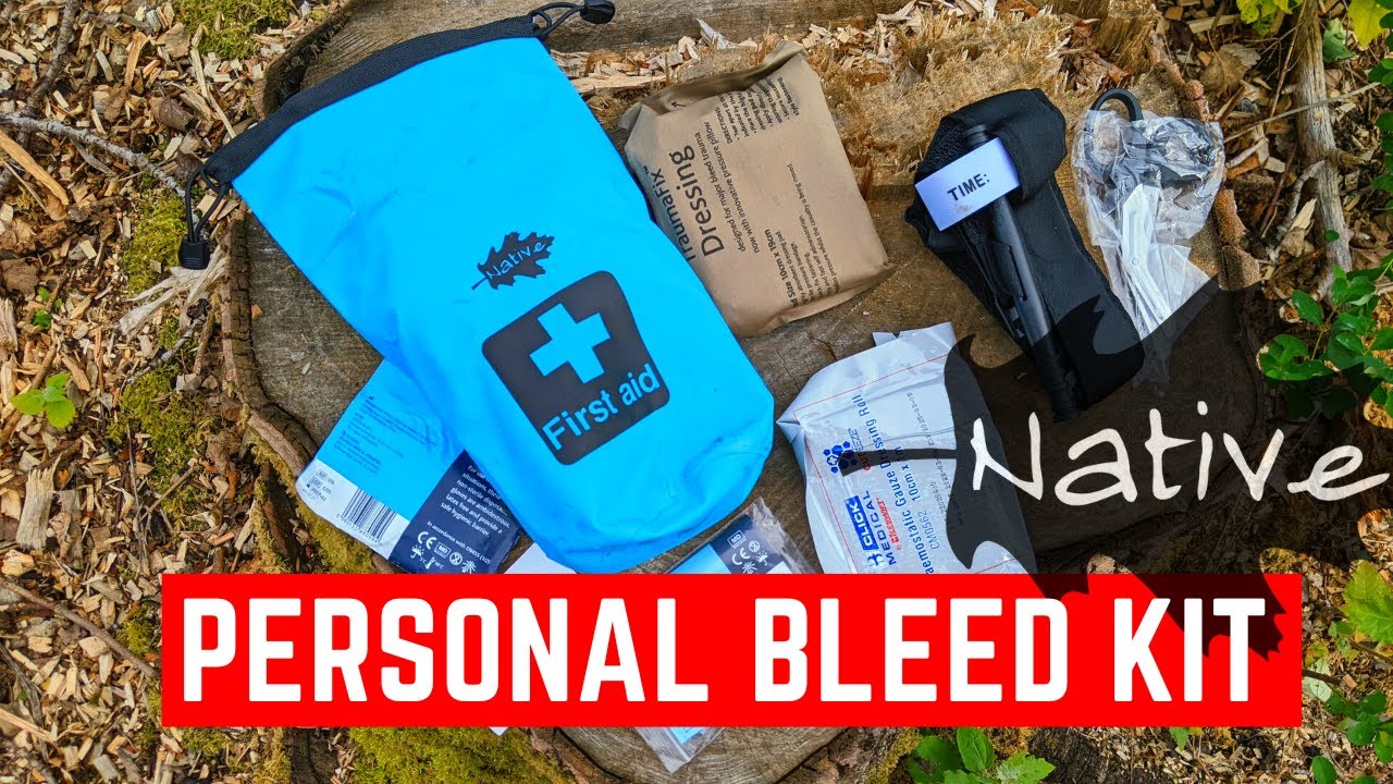 Native Arb Personal Bleed Kit - arborist & forestry first aid trauma pack