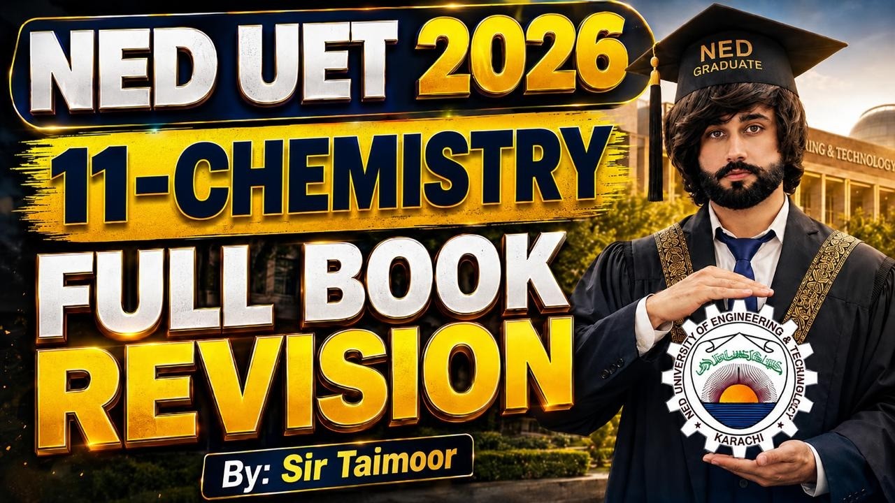 NED 2026 Chemistry EndGame Part 01 I NED Chemistry Past Papers I NED Chemistry Paper Solution I NED
