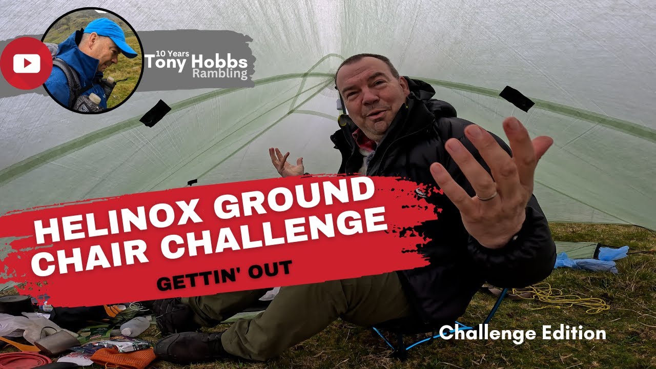Helinox Ground chair CHALLENGE get out of the chair