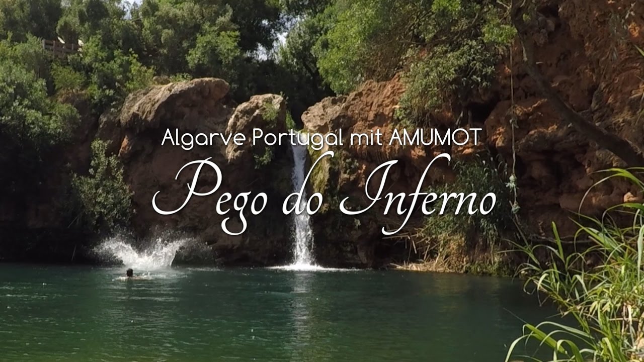 Pego do Inferno Tavira 2017 HD - Geheimnisse der Algarve - See mit Wasserfall