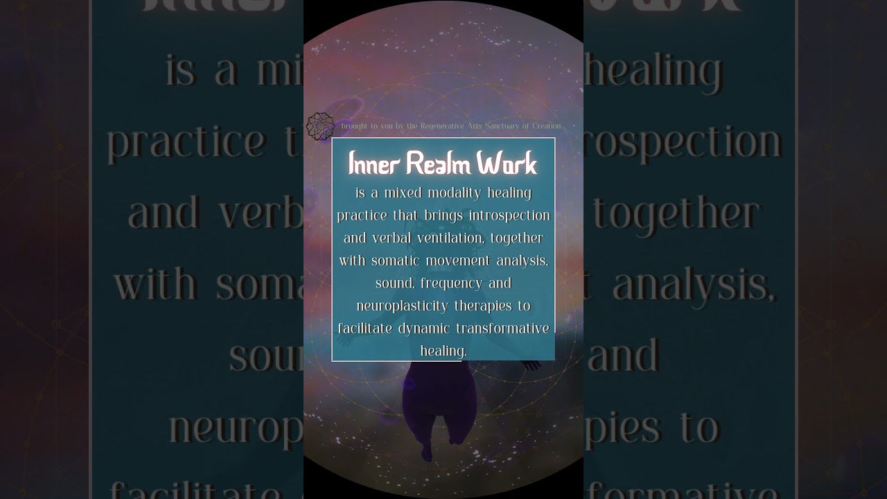 Announcement Holistic Healing available here Inner Realm work