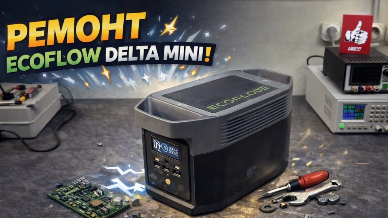 Ecoflow delta mini ремонт батареї