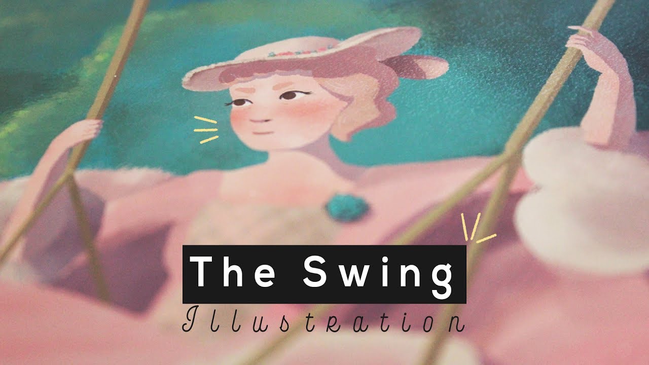Fragonard's Swing // Time-lapse Illustration