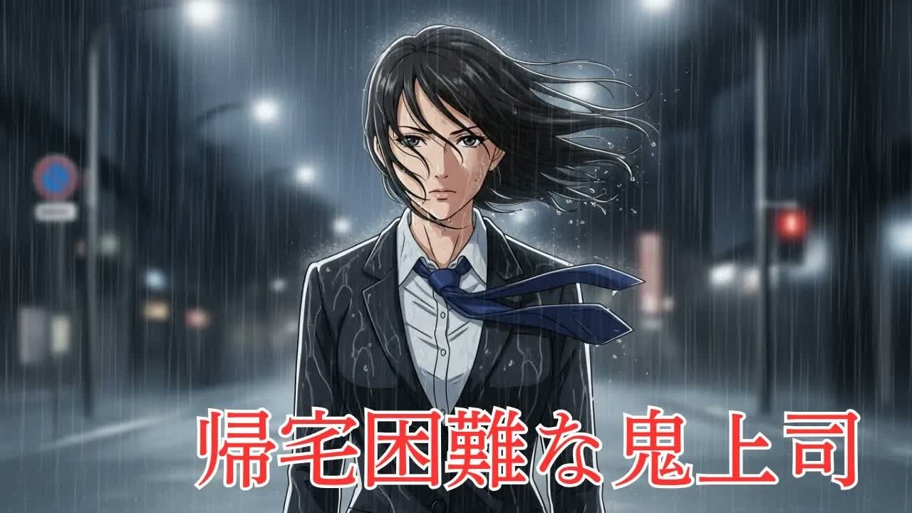 【漫画】鬼上司が帰宅困難になってしまったので、とんでもない事に、、、【ラブコメ】
