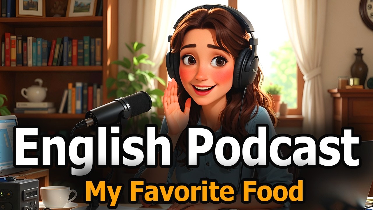 English Podcast: My Favorite Food | Easy English Listening Practice for Beginners