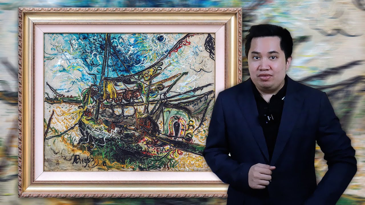 ART REVIEW: AFFANDI - Boats (Perahu-perahu), 1963
