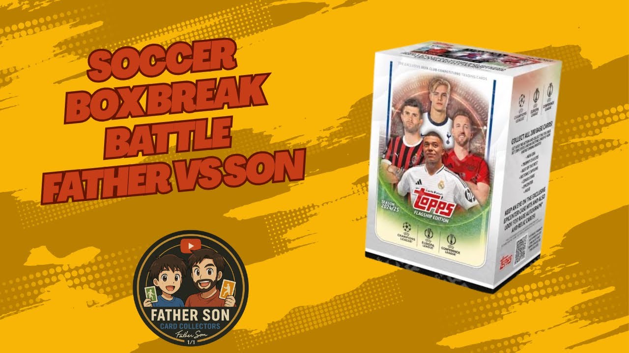 Topps Soccer ⚽️ break Battle Father vs Son 👨👦