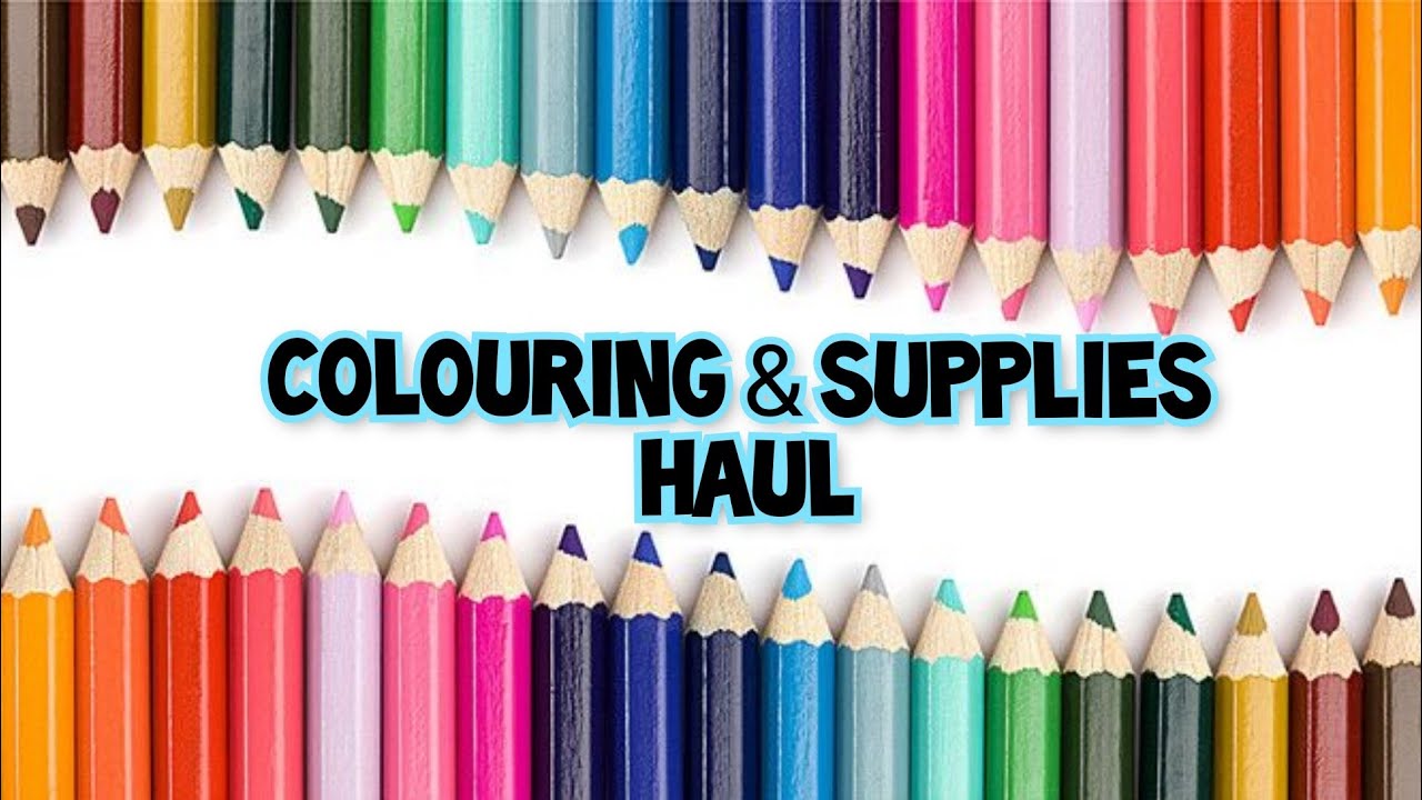 Colouring books & supplies HAUL | ADULT COLOURING |