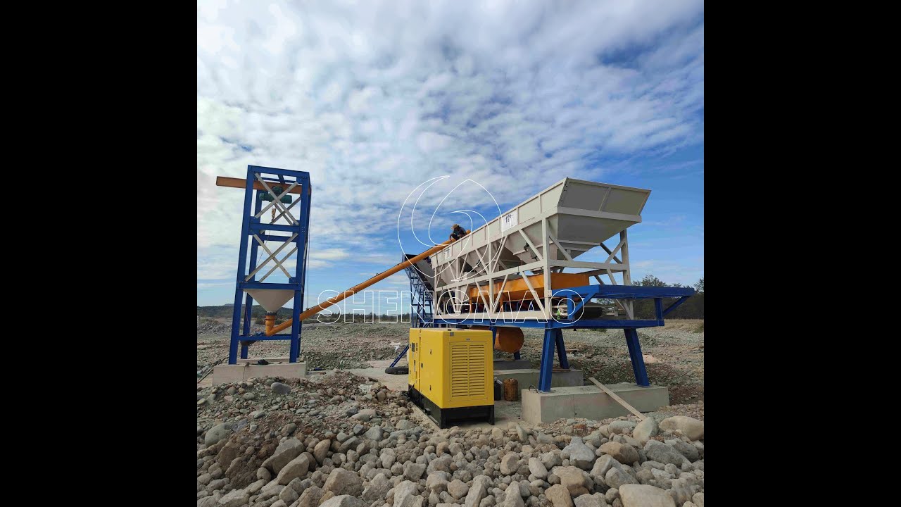 Mobile Dry Concrete Batching Plant in Philippines