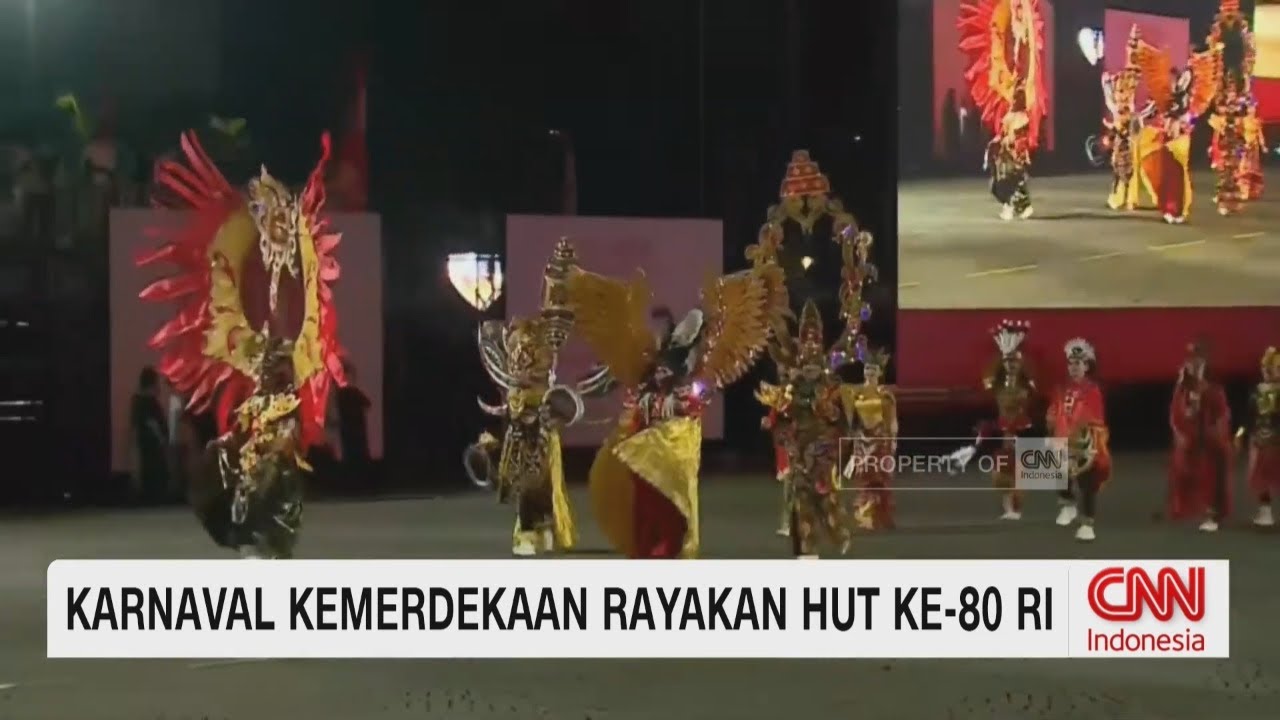 LIVE Arak-Arakan Karnaval Kemerdekaan Rayakan HUT ke-80 RI