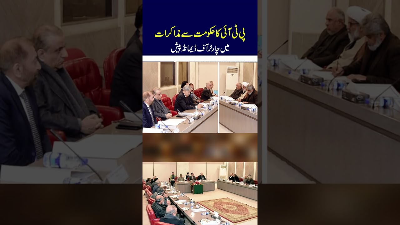 Negotiations With Government: PTI Members Signs Demands