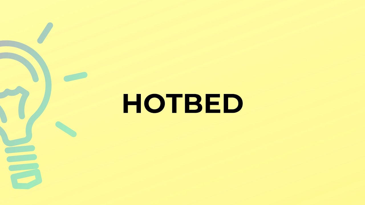 What is the meaning of the word HOTBED?