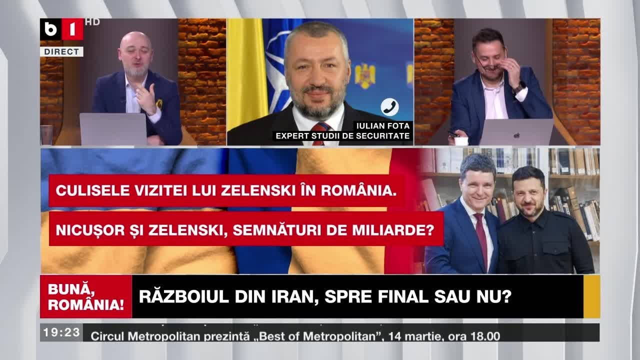 BUNĂ, ROMÂNIA! I.FOTA, RĂZBOIUL DIN IRAN,SPRE FINAL SAU NU / YATOLLAHUL AMENINȚĂ SUA: VOR FI ATACATE