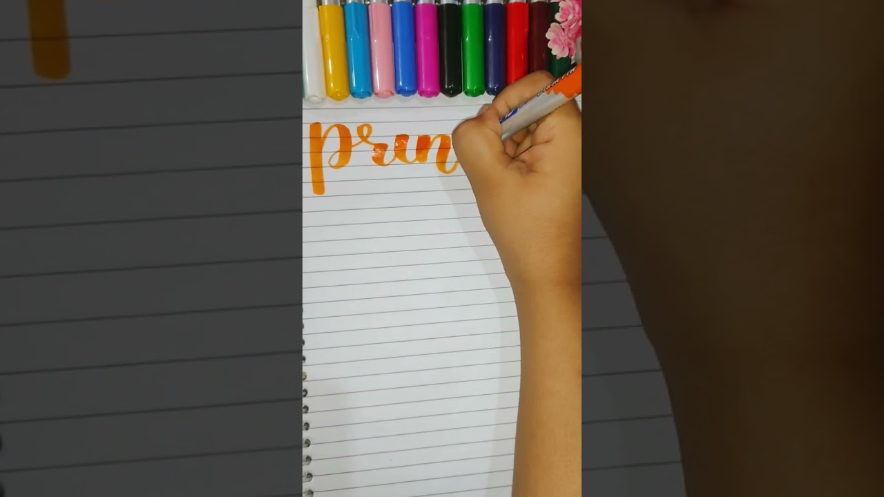 writing my subscriber name. #calligraphymasters #calligraphylovers