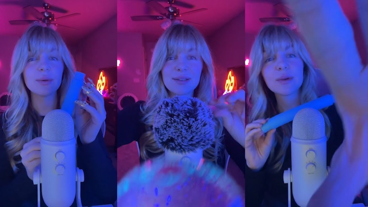 ASMR TikTok Compilation (ASMR Light Triggers, ASMR Low Light, TikTok ASMR, ASMR Mouth Sounds)