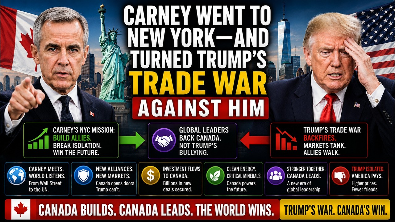 Carney Went To New York &mdash; And Turned Trump&rsquo;s Trade War Against Him