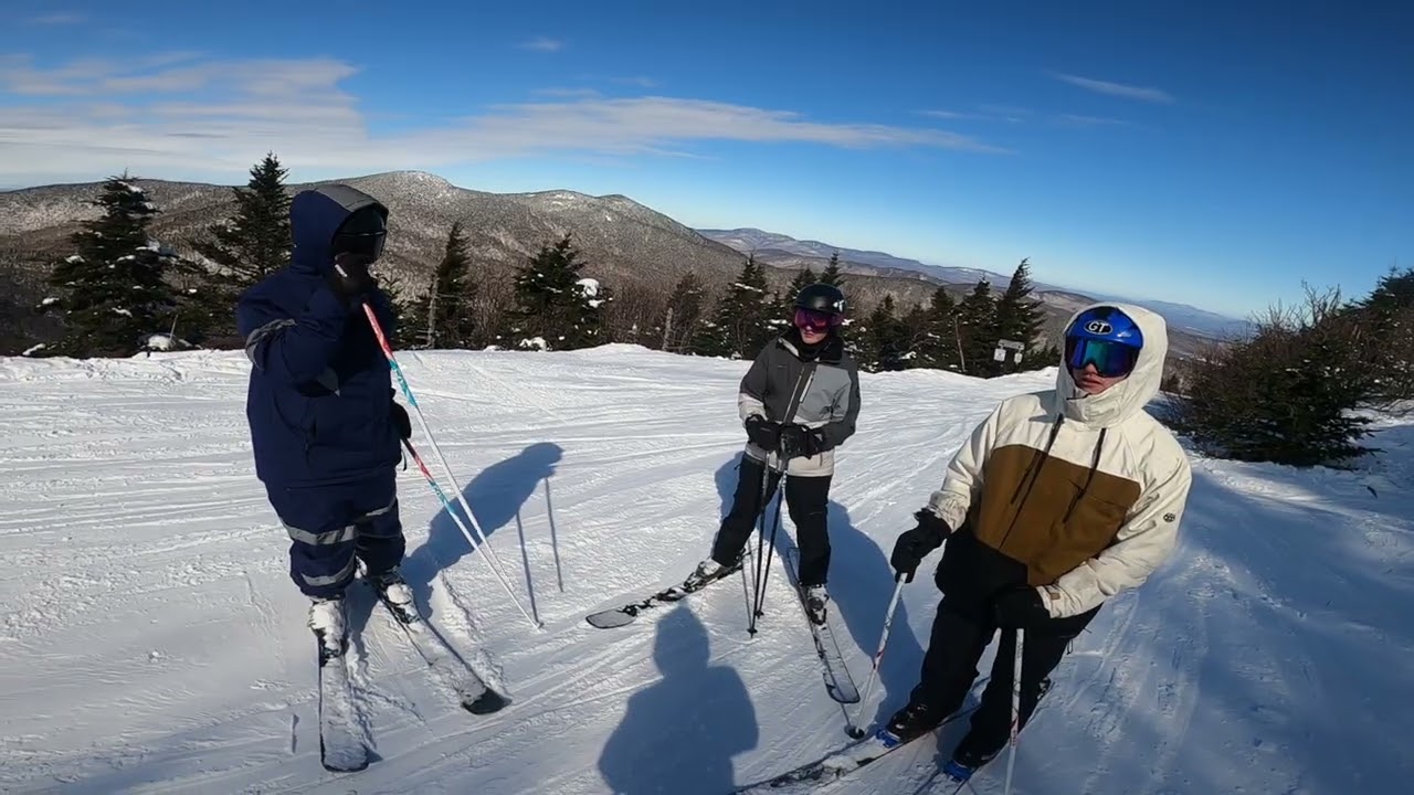 Jay Peak Feb  22 Goat Path Glades to Staircase Beginning