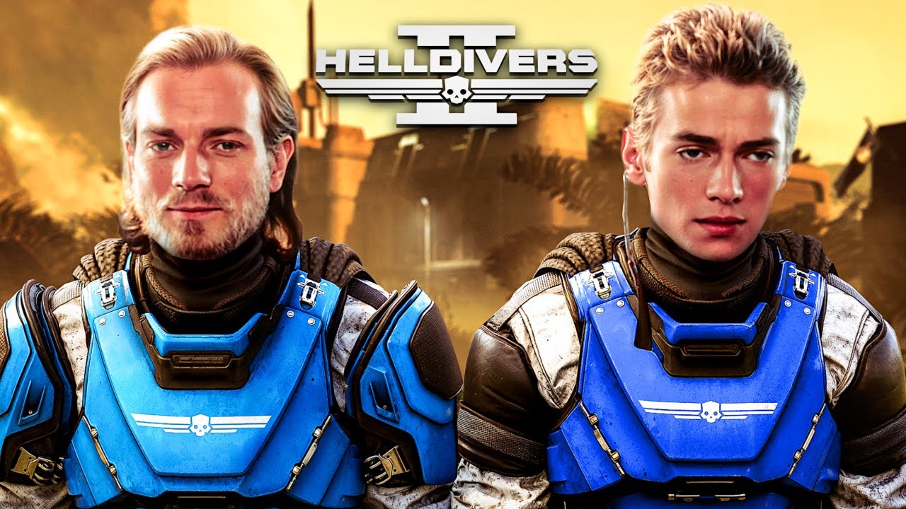 Helldivers 2 but we laugh to cope with the pain