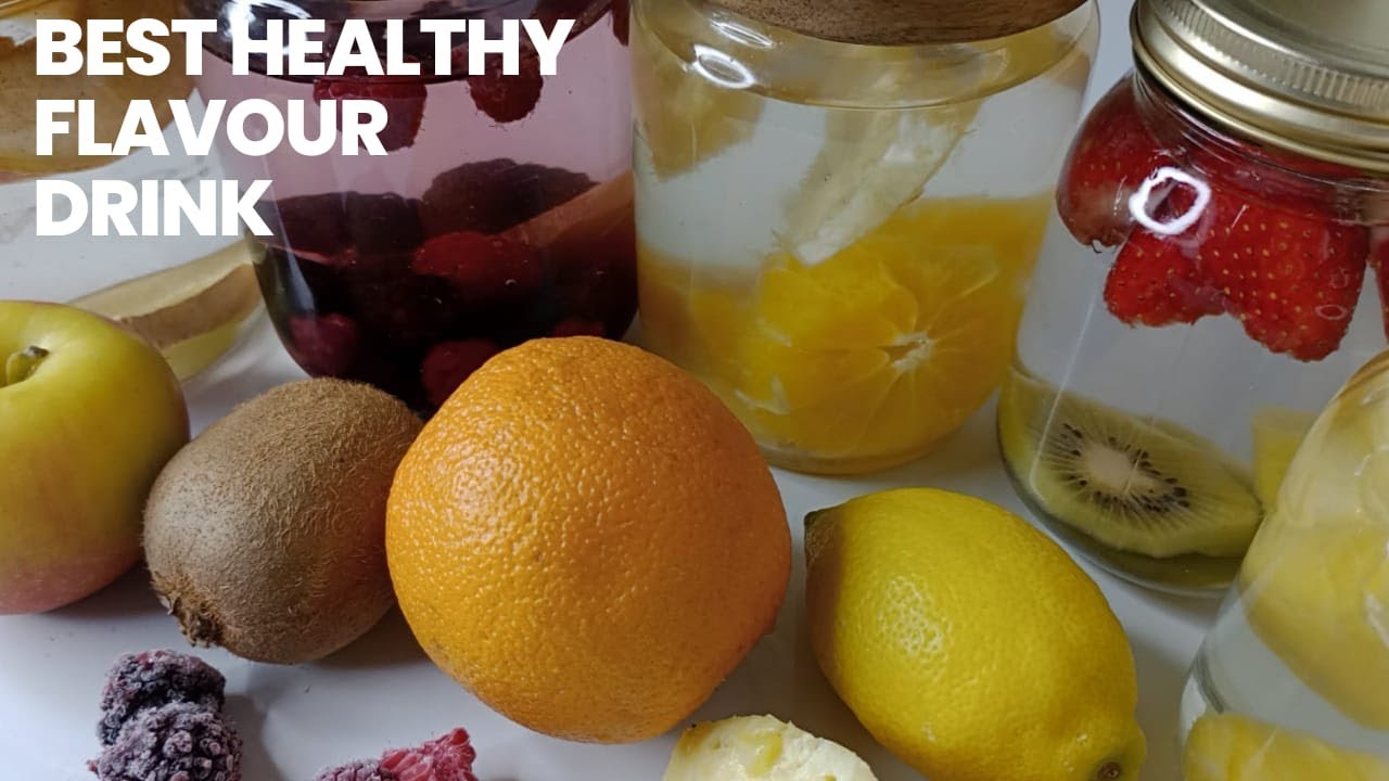 Healthy Refreshing | 5 Flavor Infused Water To Keep Hydrated | How To Make Flavor Infused Water.