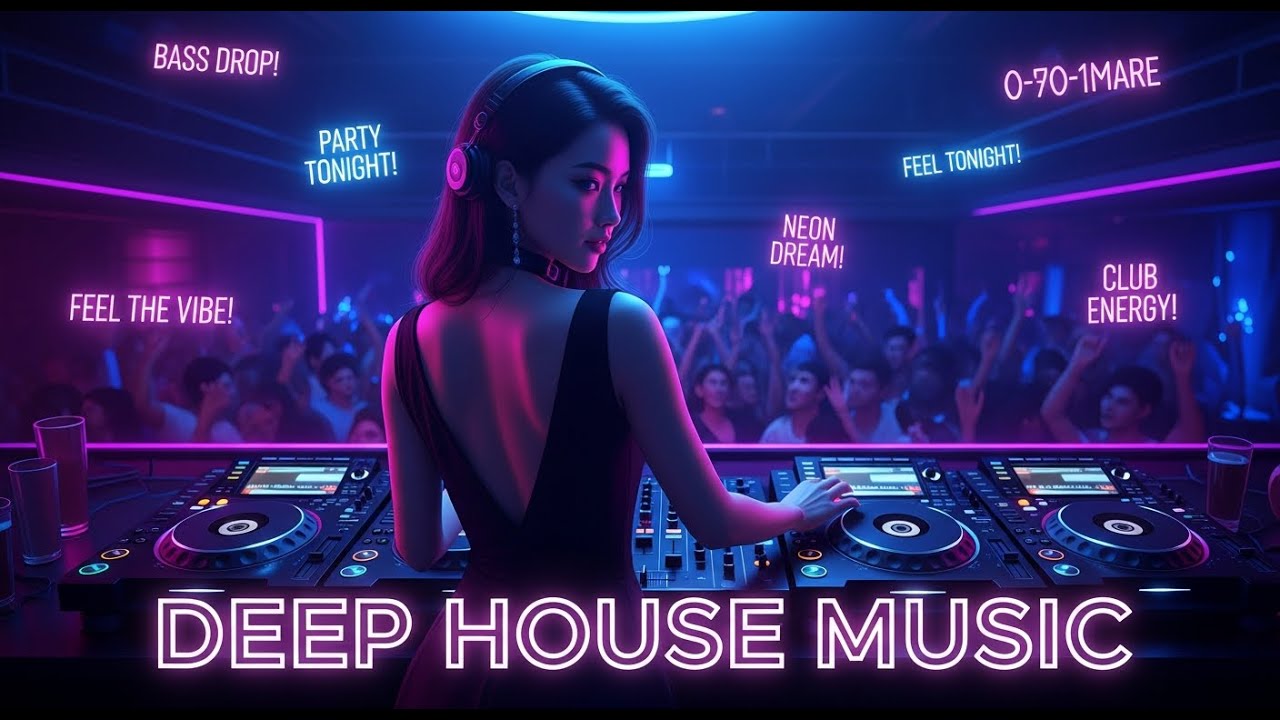 Deep House Music Bass Drive 🌙 Smooth Grooves and City Feel