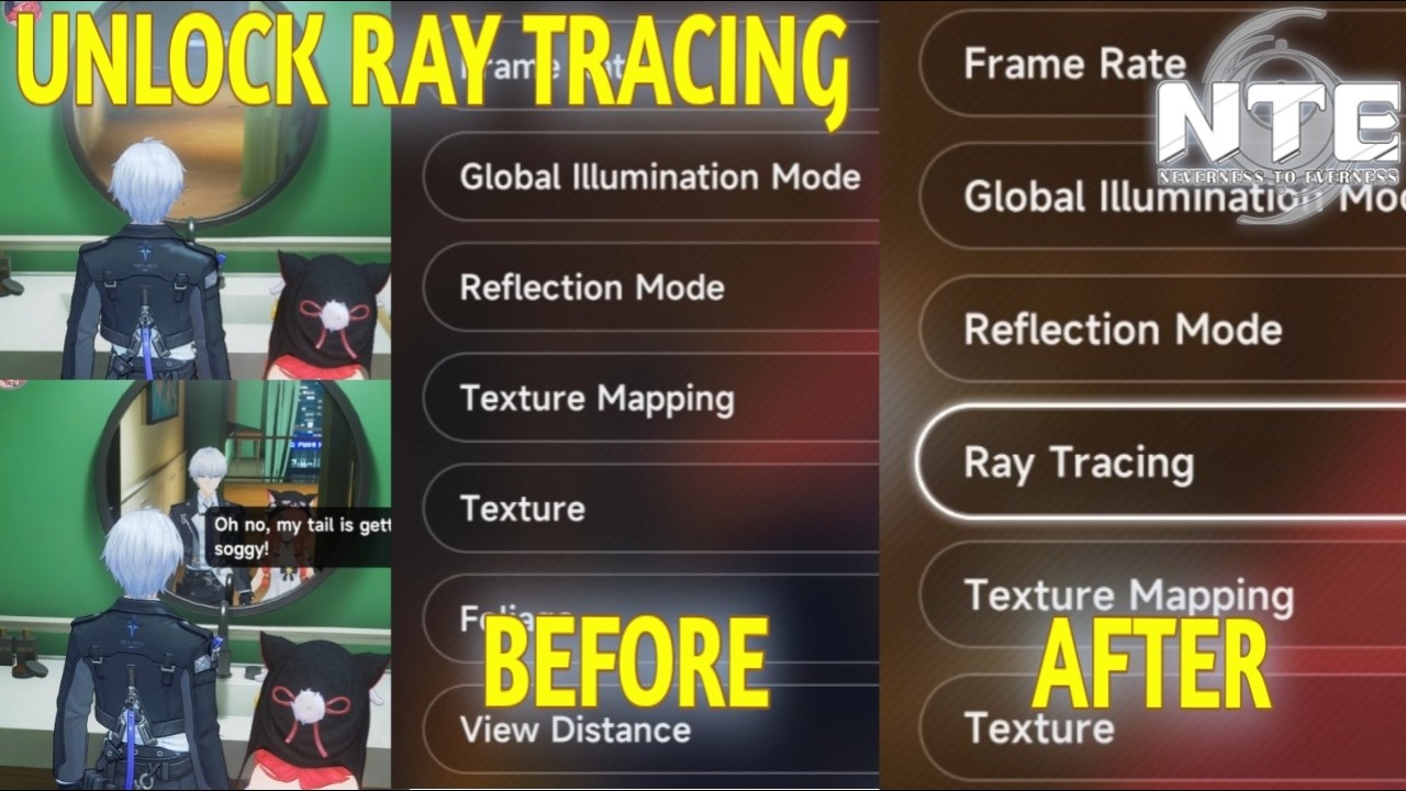 Cara Mudah Membuka Fitur Ray Tracing di NTE | Neverness to Everness