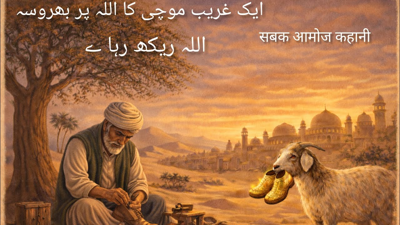 Ek Gareeb Mochi ka Allah Par Bharosa | Heart Touching Islamic Moral Story#urdu