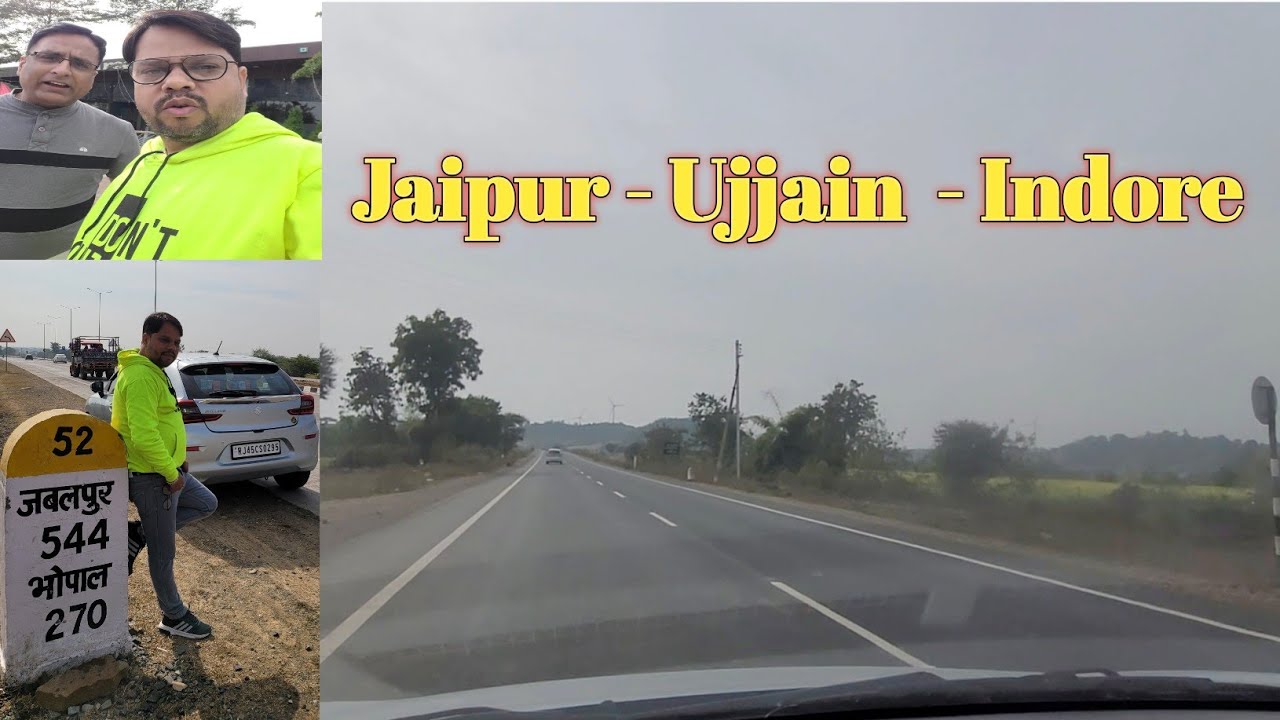 Jaipur to Ujjain to indore 