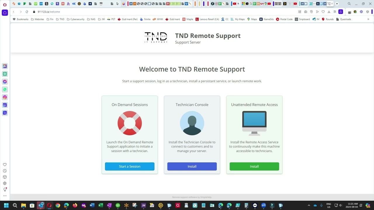 SimpleHelp Walkthrough