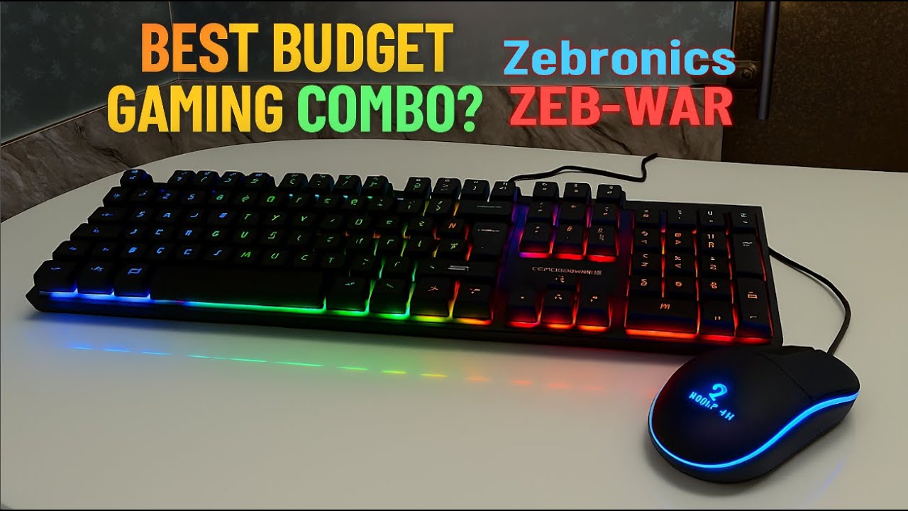 Zebronics ZEB-WAR RGB Gaming Combo Keyboard + Mouse Under ₹1500 | Full Review & Unboxing