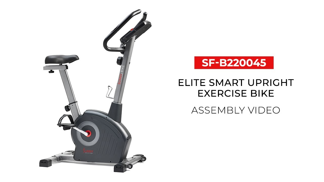 How to Assemble: SF-B220045 Elite Smart Upright Exercise Bike