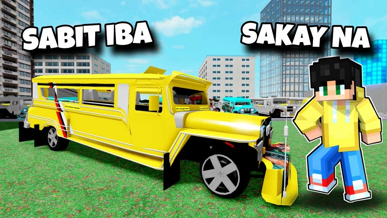NAGING JEEPNEY DRIVER SIMULATOR AKO DAMI PASAHERO sa ROBLOX