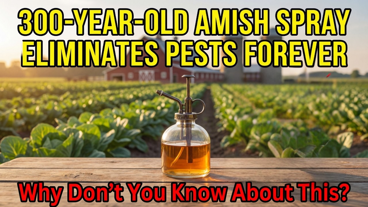 300-Year-Old Amish Spray That Eliminates Pests Forever — Why Don't You Know About This?