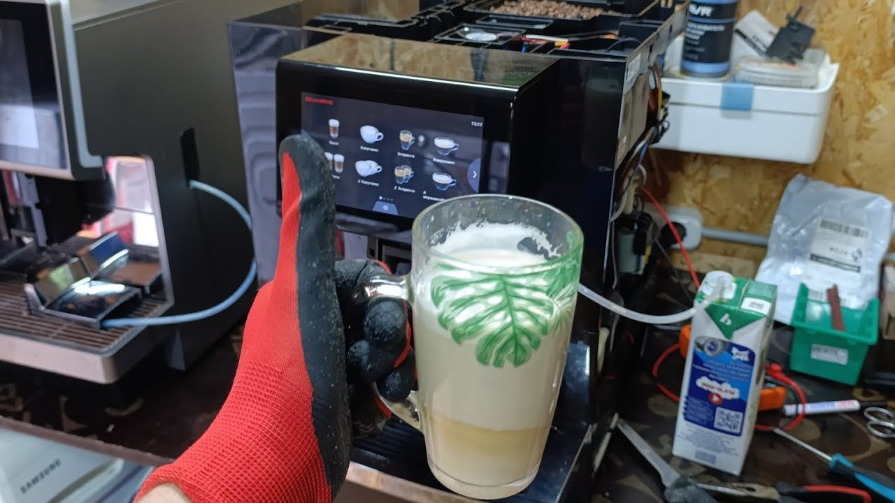 Кофемашина Dr. Coffee f11 плохо готовит кофе - капучино.  Как обслужить капучинатор самостоятельно
