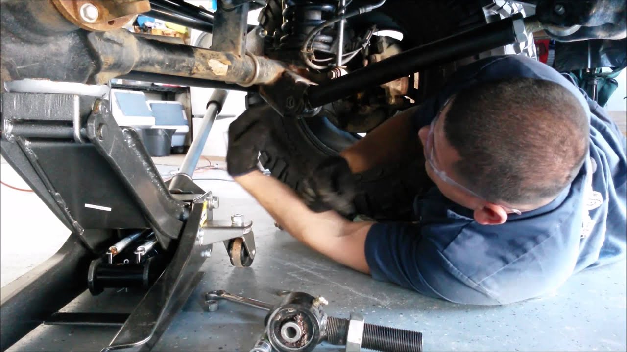 Installing adjustable control arms