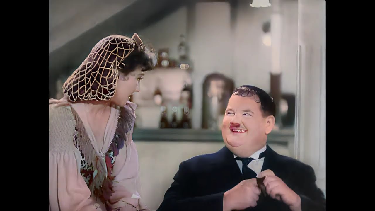 The Flying Deuces 1939 (Laurel and Hardy) - Full Movie - 4K - Colour